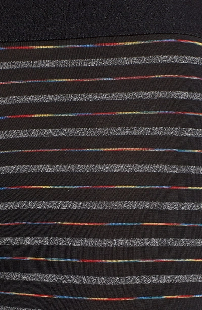 Shop Saxx 'vibe' Stretch Boxer Briefs In Black/ Gradient Stripe