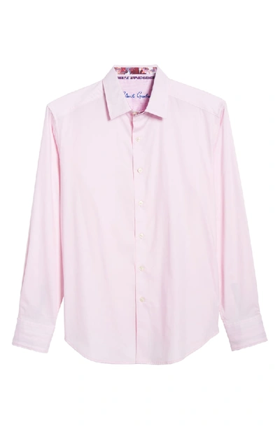 Shop Robert Graham Rutherford Classic Fit Sport Shirt In Light Pink