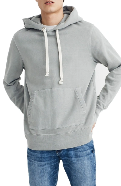 Shop Madewell Hooded Sweatshirt In Mercury