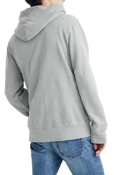 Shop Madewell Hooded Sweatshirt In Mercury