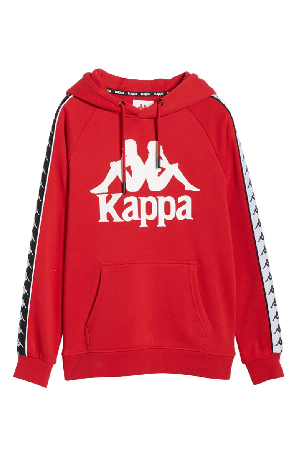 kappa hoodie black and gold