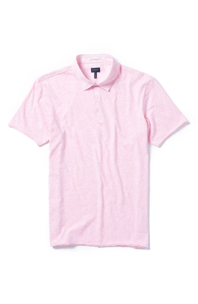 Shop Good Man Brand Slim Fit Jersey Polo In Rose Heather