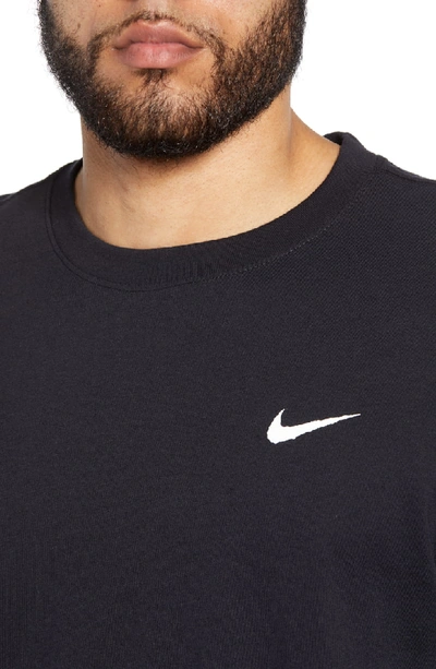 Shop Nike Snake Logo Long Sleeve T-shirt In Black/ White