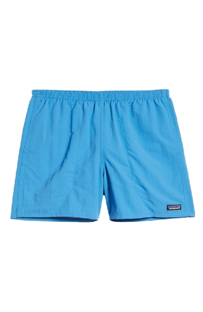 Shop Patagonia Baggies 5-inch Swim Trunks In Port Blue