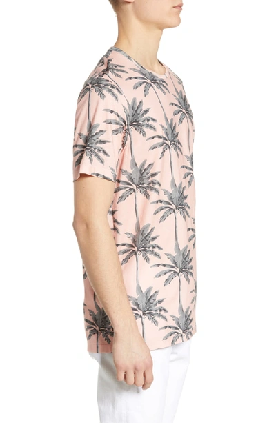 Shop Ted Baker Spida Slim Fit Tree Print T-shirt In Coral