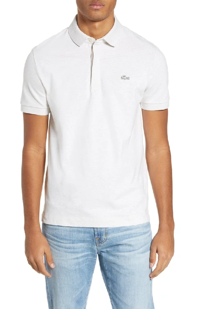 Shop Lacoste Paris Regular Fit Stretch Polo In Alpes Chine