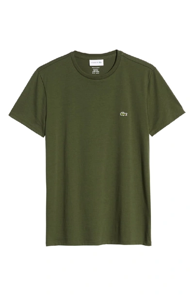 Lacoste Pima Cotton T-shirt In Caper Bush | ModeSens
