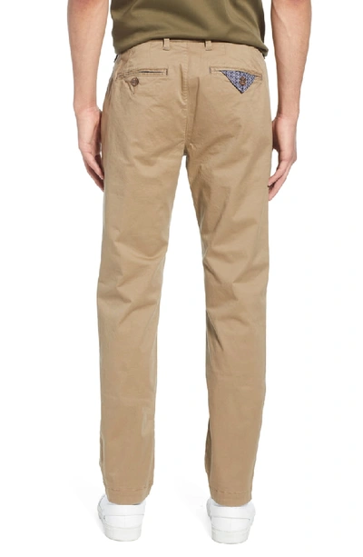 Shop Ted Baker Seentt Slim Fit Chinos In Natural