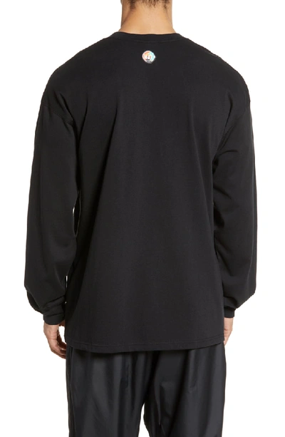 Shop Nike Long-sleeve T-shirt In Black