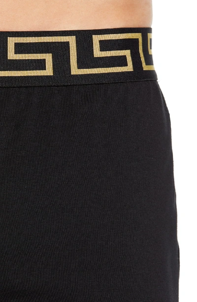 Shop Versace Intimo Uomo Boxers In Black/ Gold