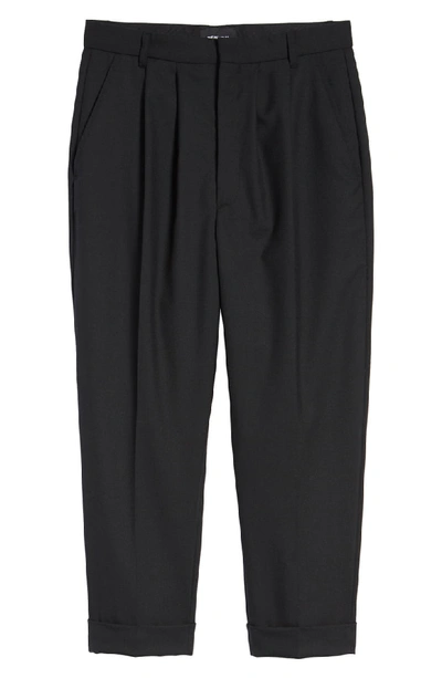 Shop The Kooples Classic Wool Cargo Track Pants In Black