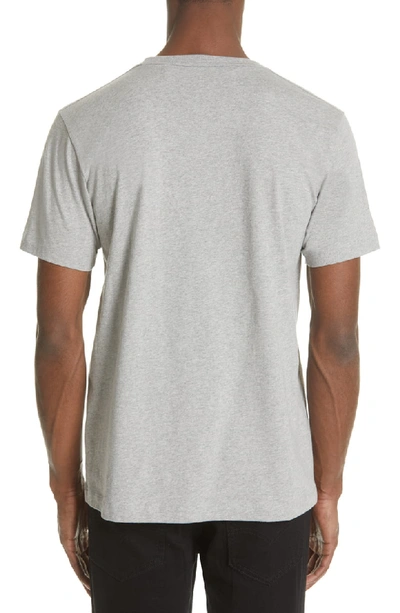 Shop Off-white Slim Fit Logo T-shirt In Melange Grey