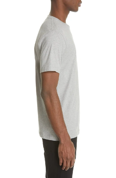 Shop Off-white Slim Fit Logo T-shirt In Melange Grey