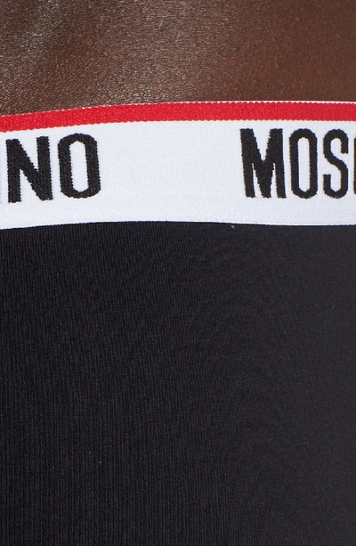 Shop Moschino Briefs In Black