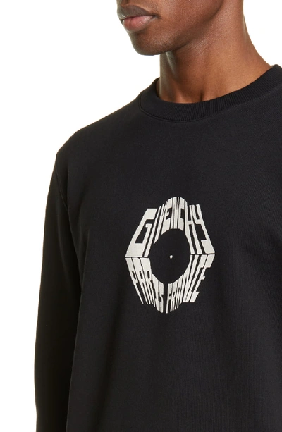 Shop Givenchy Eagle Logo Sweatshirt In Black