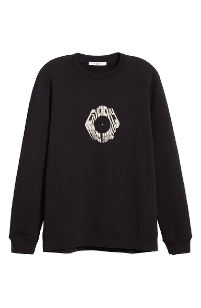 Shop Givenchy Eagle Logo Sweatshirt In Black