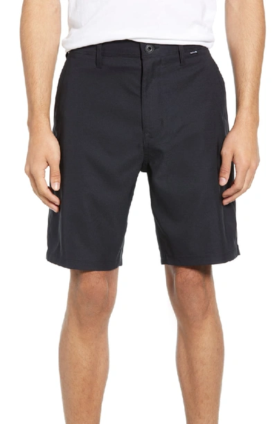 Shop Hurley Dri-fit Shorts In Black Solid