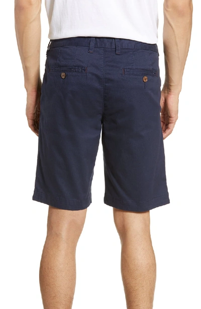 Shop Ted Baker Shorlid Slim Fit Geo Print Chino Shorts In Navy