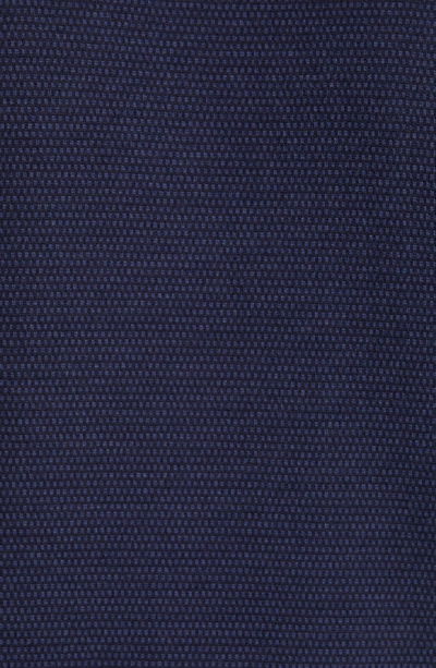 Shop Ted Baker Meal Jacquard Slim Fit Polo In Blue