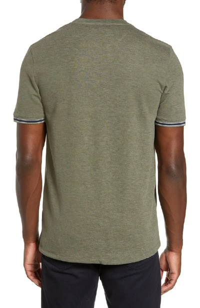 Shop Ted Baker Khaos Slim Fit T-shirt In Khaki