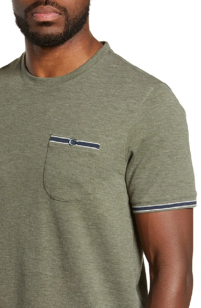 Shop Ted Baker Khaos Slim Fit T-shirt In Khaki