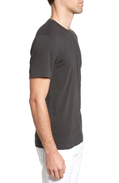 Shop James Perse Crewneck Jersey T-shirt In Carbon Pigment