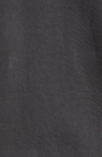 Shop James Perse Crewneck Jersey T-shirt In Carbon Pigment