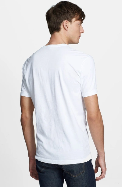 Shop James Perse Crewneck Jersey T-shirt In White