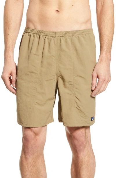 Shop Patagonia Baggies 7-inch Swim Trunks In Ash Tan