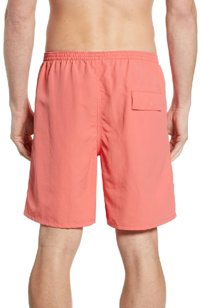 Shop Patagonia Baggies 7-inch Swim Trunks In Spiced Coral