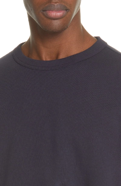 Shop Dries Van Noten Haston Oversize Sweatshirt In Navy