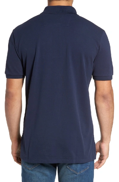 Shop Southern Tide Skipjack Micro Pique Stretch Cotton Polo In True Navy