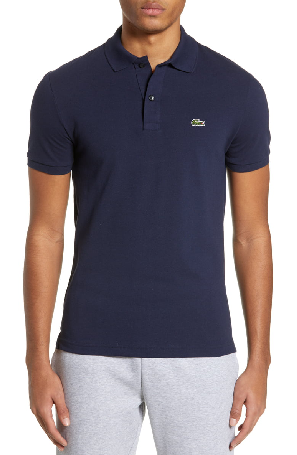 lacoste slim fit polo
