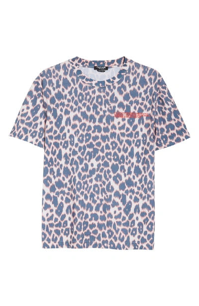 Shop Calvin Klein 205w39nyc Electric Panther Print T-shirt In Electric Panthere