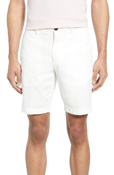 Shop Theory Zaine Patton Regular Fit Shorts In White