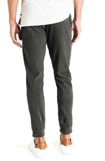 Shop Good Man Brand Pro Slim Fit Jogger Pants In Military Green