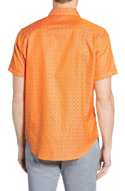 Shop Robert Graham Diamante Classic Fit Shirt In Orange