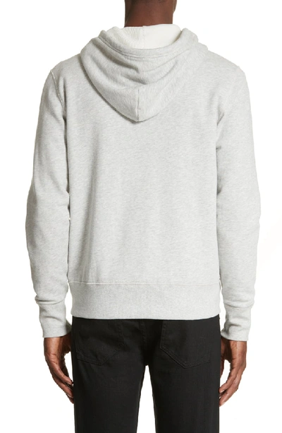 Shop Rag & Bone Standard Issue Zip Hoodie In Heather Grey