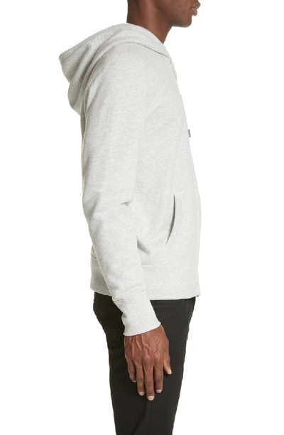 Shop Rag & Bone Standard Issue Zip Hoodie In Heather Grey