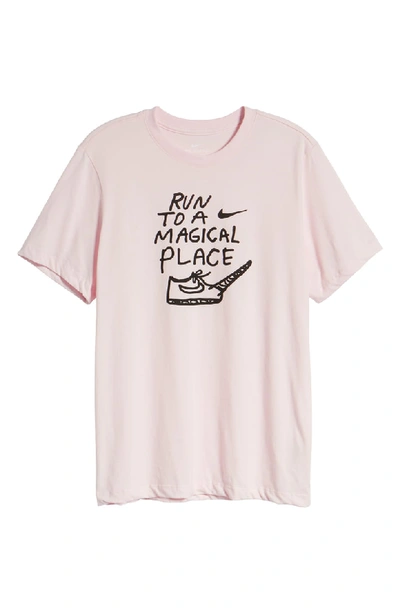 Nike Dry Magical Place T-shirt In Pink | ModeSens