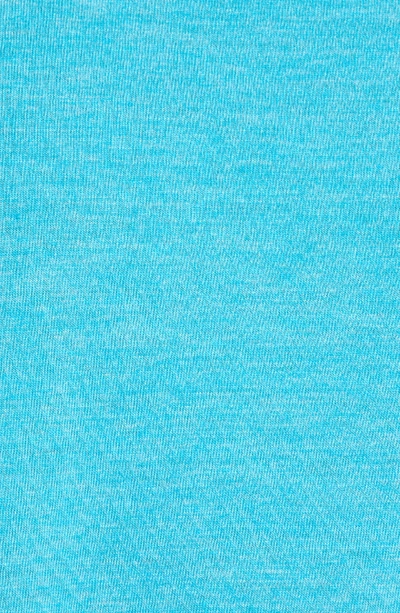 Shop Goodlife Scallop Triblend V-neck T-shirt In Vivid Blue