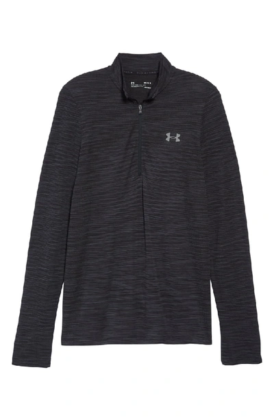 Shop Under Armour Siphon Regular Fit Half-zip Pullover In Black