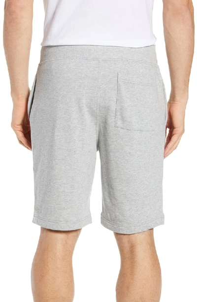 Shop Ugg Zavier Terry Lounge Shorts In Seal