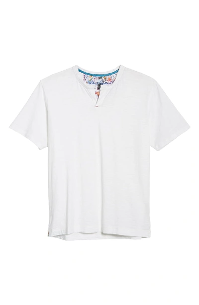 Shop Robert Graham Greco Classic Fit Henley In White