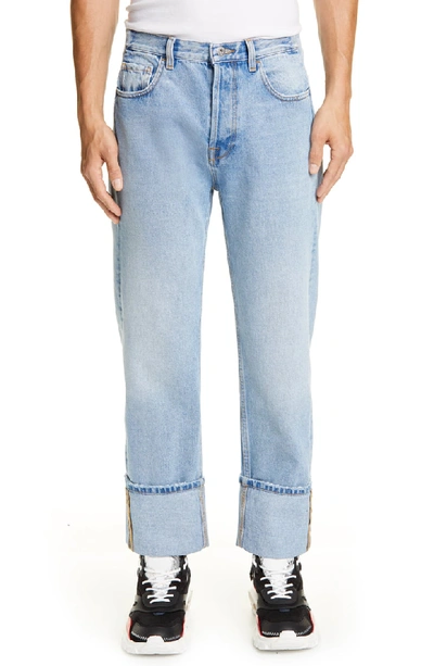 Shop Valentino Slim Fit Jeans In Blue
