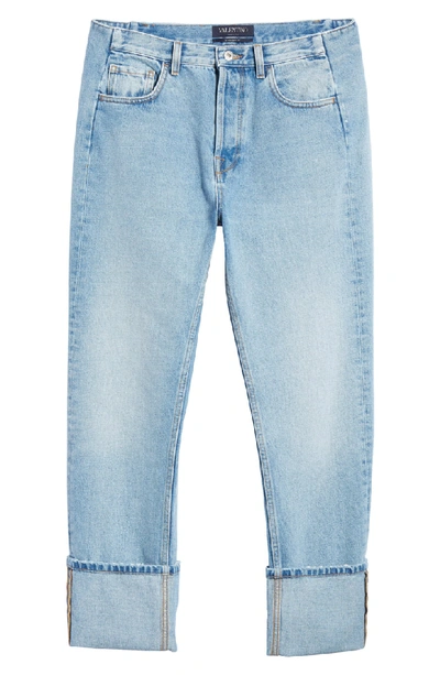 Shop Valentino Slim Fit Jeans In Blue