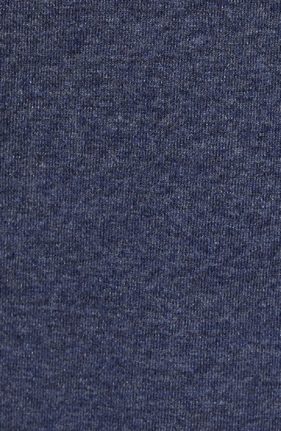Shop Majestic Sutherland Nova Knit Cotton Blend Robe In Navy