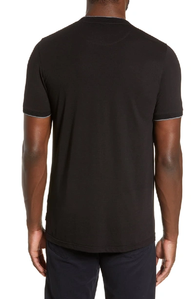 Shop Ted Baker Sink Slim Fit T-shirt In Black