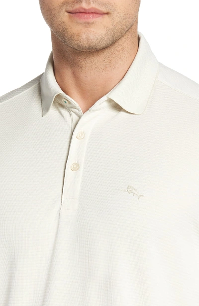 Shop Tommy Bahama Coastal Crest Classic Fit Polo In Coconut Cream