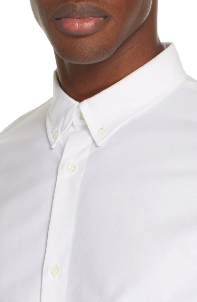 A.p.c. Chemise Extra Slim Fit Oxford Shirt In White | ModeSens